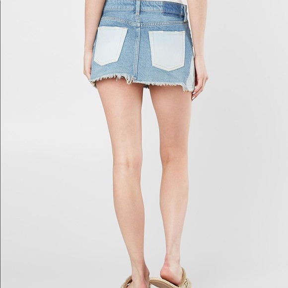🔥 free people patched two toned mini skirt!! - Picture 4 of 6